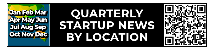 Startup news: Quarterly by location
